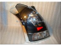Suzuki Swift (04-) фонари задние светодиодные черно-хромированные с рамкой, комплект 2 шт.