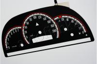 Mercedes Vito W638/2 рестайл светодиодные шкалы (циферблаты) на панель приборов - дизайн 2