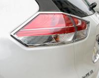 Nissan X-Trail (14–) Накладки на задние фонари, хром