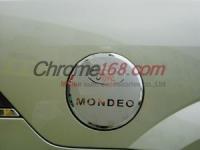 Ford Mondeo (00-07) хромированная декоративная накладка на лючок бензобака, нержавеющая сталь