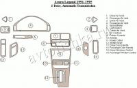Декоративные накладки салона Acura Legend 1991-1995 2 двери, Автоматическая коробка передач