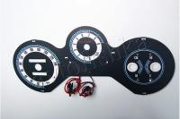 Fiat Barchetta светодиодные шкалы (циферблаты) на панель приборов - дизайн 1