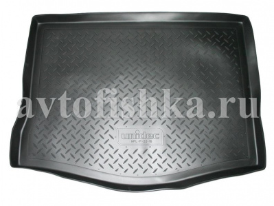 Коврик в багажник Mitsubishi Galant 2004-2009 полиуретановый, черный, Norplast
