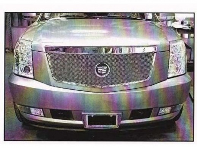 Cadillac Escalade, Escalade EXT, ESV (07-) решетка радиатора хромированная из нержавеющей стали, сетка, классический дизайн
