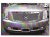 Cadillac Escalade, Escalade EXT, ESV (07-) решетка радиатора хромированная из нержавеющей стали, сетка, классический дизайн