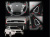 Hyundai Santa Fe (06-08) хромированные накладки панелей салона и торпеды, 9 предметов