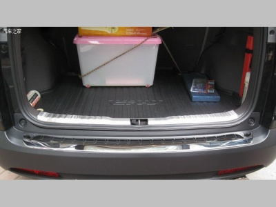 Honda CR-V (2012-) накладки из нержавеющей стали на порог двери багажника, комплект 2 шт.