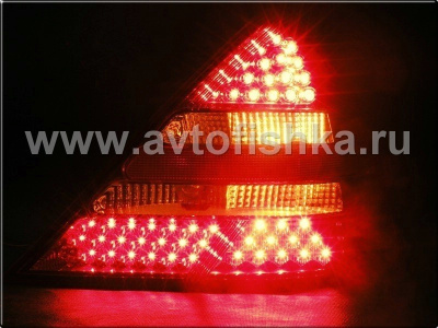 Mercedes-Benz R170 SLK (98-04) фонари задние светодиодные красно-тонированные, комплект 2 шт.