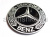 Наклейка с логотипом Mercedes Benz на панель салона, кругдая алюминиевая