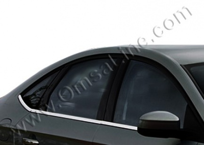 Ford Mondeo (08–/11–) Нижние молдинги стекол, нерж., 6 частей