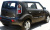 Kia Soul (08–) Накладка нижней кромки крышки багажника, нерж.