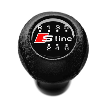 Ручка на 6 ступенчатую КПП с логотипом Audi S-Line, для A6 C5, A4 B5, RS4 B5, A8 D2