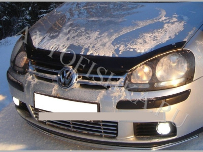 Дефлектор капота темный VW Golf 5 2004-2008, Jetta 2005-2010