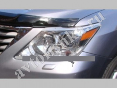 Защита передних фар прозрачная Lexus LX 570 2008-