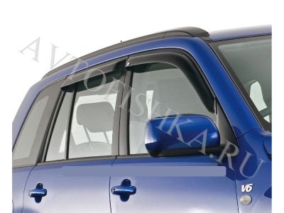Дефлекторы боковых окон 4 части темные Suzuki Grand Vitara 2005-