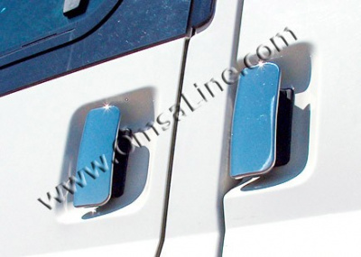 Ford Transit (06–13) Накладки на дверные ручки, нерж., 3 двери ( 4 шт.)