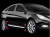 Hyundai Sonata NF (04-09) пластиковые молдинги на двери боковые полностью хромированные, комплект 4 шт.