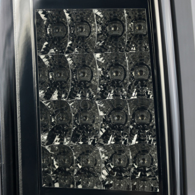 Hummer H3 (05-10) фонари задние хром-тонированные, диодные LED