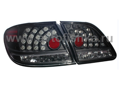 Lexus ES300, ES330 (01-06) фонари задние светодиодные черные, комплект лев.+прав.