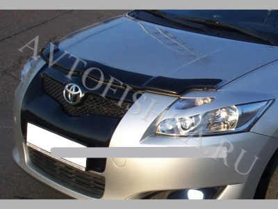 Дефлектор капота темный Toyota Auris 2006-2008