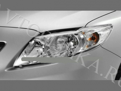 Защита передних фар прозрачная Toyota Corolla 2006-2009