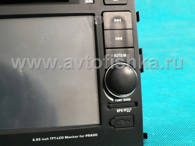 Toyota Prado 120 автомагнитола с GPS навигацией, штатное головное устройство с HD экраном 7 дюймов, PMS TBD-8086GB