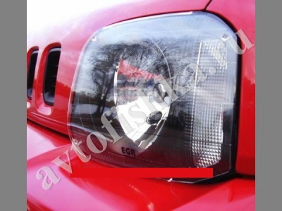 Защита передних фар прозрачная Suzuki Jimny 1999-