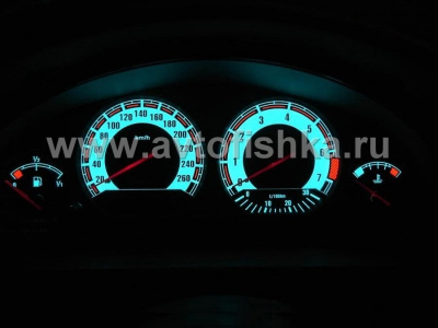 BMW Z3 светящиеся шкалы приборов - накладки на циферблаты панели приборов, дизайн 1