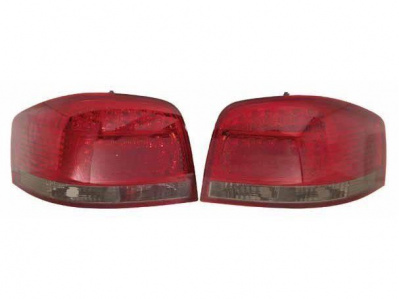 Audi A3 (03-08) фонари задние светодиодные красно-тонированные, комплект 2 шт.