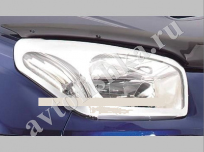 Защита предних фар прозрaчная Toyota RAV4 2000-2003