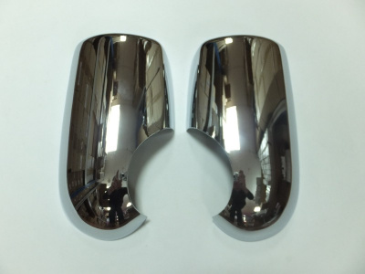 Ford Transit (06–13) Накладки на зеркала, 2 части (Abs хром)