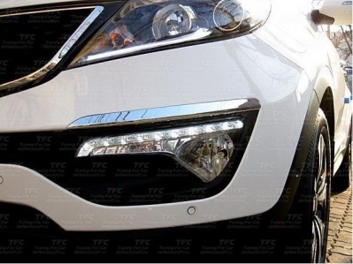 Kia Sportage (2010-) дневные ходовые огни DRL переднего бампера, комплект 2 шт.