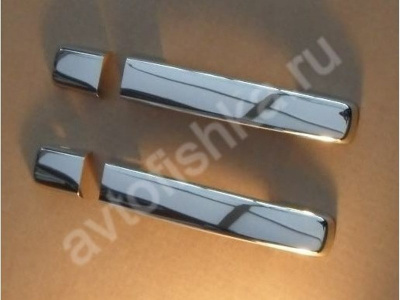 Nissan Pathfinder R51 накладки на дверные ручки из нержавеющей стали, комплект 2 штуки