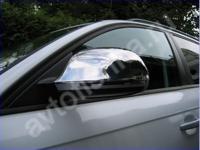 Audi A3 (2009 - 2011) накладки на зеркала из нержавеющей стали, комплект 2 шт.