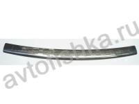 Nissan Juke (10-) накладка на задний бампер из полированной нержавеющей стали