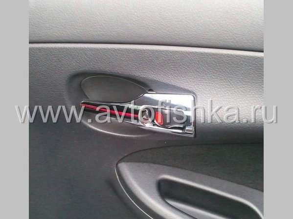 Toyota Corolla, Auris, Axio, Rumion, Ist (06-) ручки дверей хромированные внутренние, комплект 4 шт.