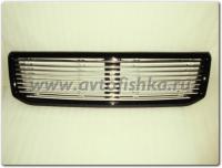Toyota Land Cruiser Prado 120 (02-) решетка радиатора алюминиевая с черной рамкой.