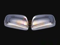 Toyota Camry, Corolla (06-) корпуса боковых зеркал хромированные, со светодиодными поворотниками, комплект 2 шт.