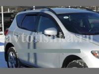 Дефлекторы боковых окон 4 части темные Nissan Murano 2009-