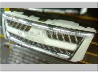Mitsubishi Pajero III (00-06) решетка радиатора белая.