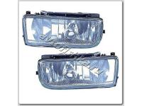 BMW 3 E36 (91-00) 2, 4 дв. фары противотуманные прозрачные хромированные, комплект 2 шт.