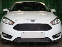Ford Focus (14–) Защита радиатора Premium, чёрная, низ