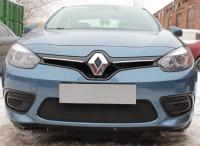 Renault Fluence (12–15) Защита радиатора, чёрная, низ