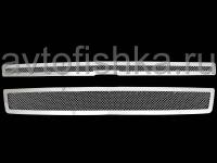 Chevrolet Tahoe (07-) накладка на решетку радиатора в стиле Bentley из нержавеющей стали, комплект 2 шт.