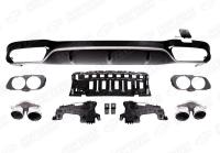 Mercedes-Benz E-Klasse W213 2016 - 2020 Диффузор с насадками 5.3 AMG хром