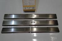 BMW X6 E71 (08-) накладки на внутренние пороги, к-кт 4шт.