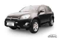 Защита передняя Arbori d57 низкая черная TOYOTA RAV-4 L 2009-2010