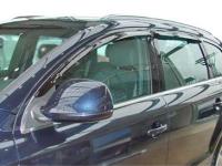 Дефлекторы боковых окон 4 части темные Audi Q7 2006-