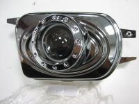 Mercedes C-class W203 (01-03) фары передние противотуманные линзовые хромированные, комплект 2 шт.