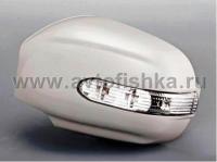 Ford Escape, Maverick, Mazda Tribute (00-07) накладки на боковые зеркала под покраску, со светодиодными поворотниками, комплект 2 шт.